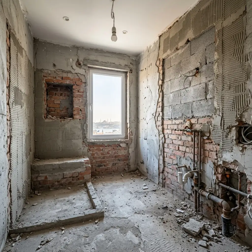 Komple Banyo Tadilatı — Önce