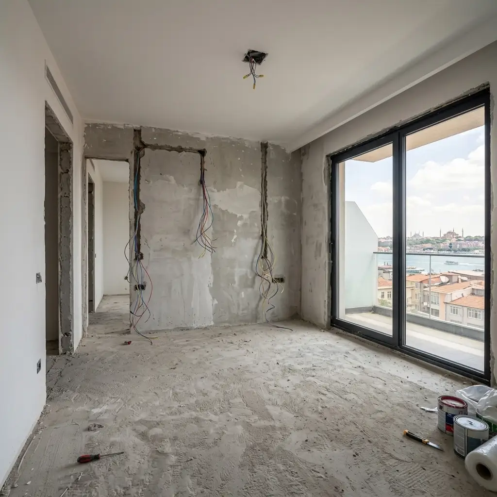 Daire Tadilatı: Yeni ve Eski Daire Yenileme — Önce